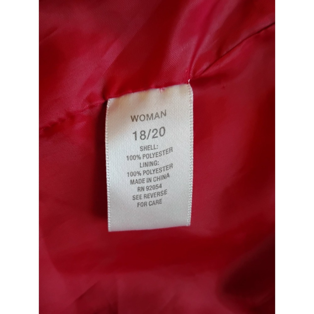 Vintage 18/20 Dress Barn Western Style Women Red Blazer Flowy Fall XL XXL - Picture 4 of 4